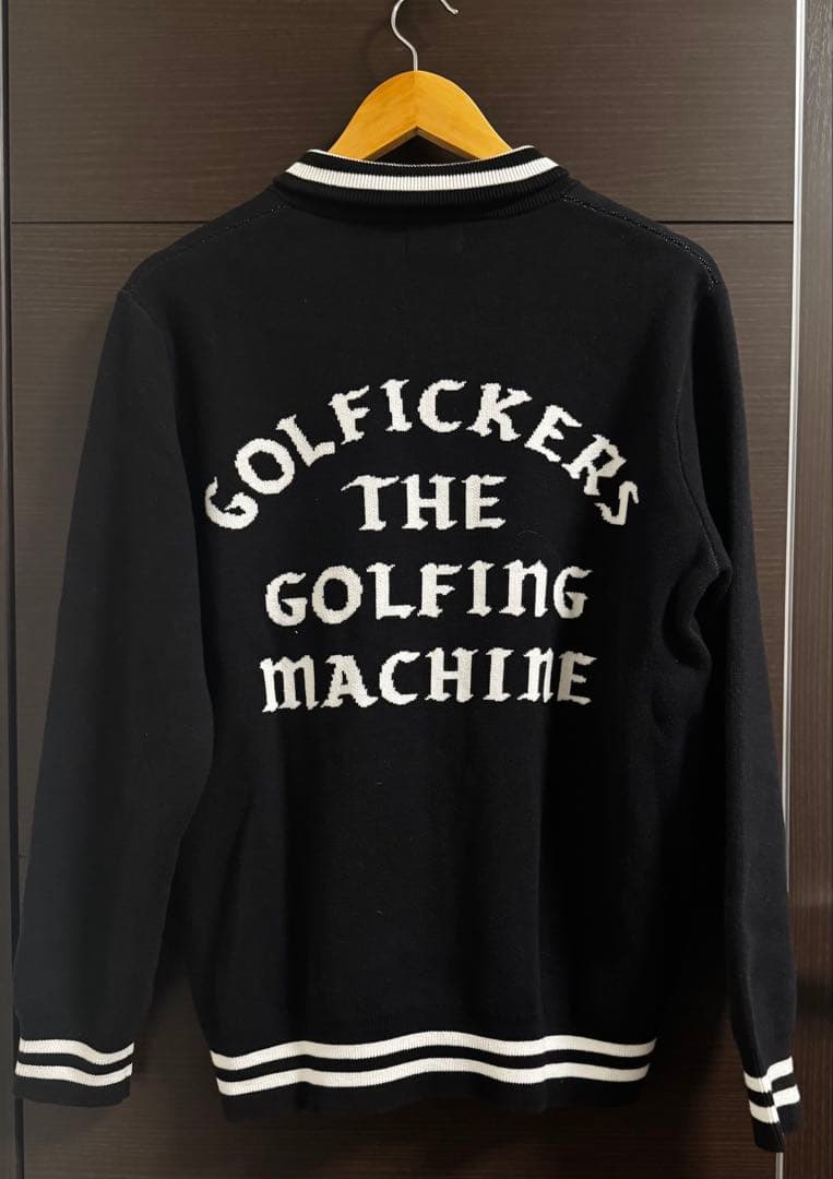 GOLFICKERS ジップアップ コットンニットブルゾン M