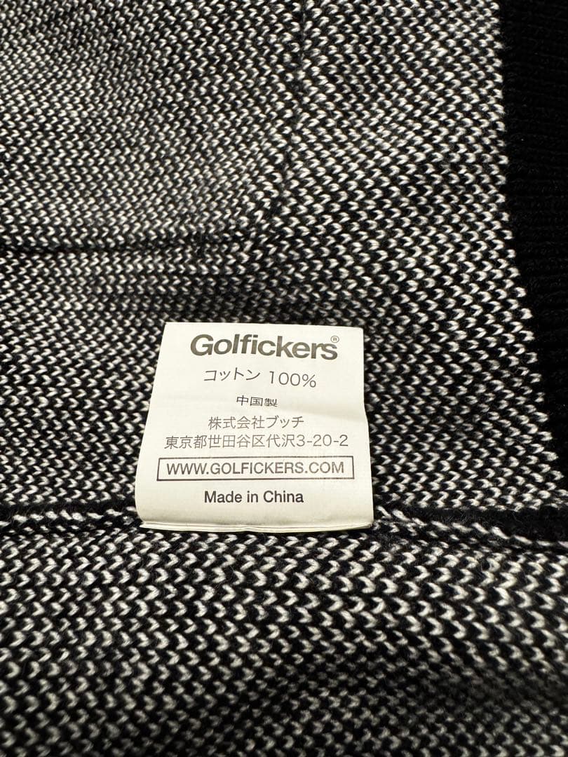 GOLFICKERS ジップアップ コットンニットブルゾン M