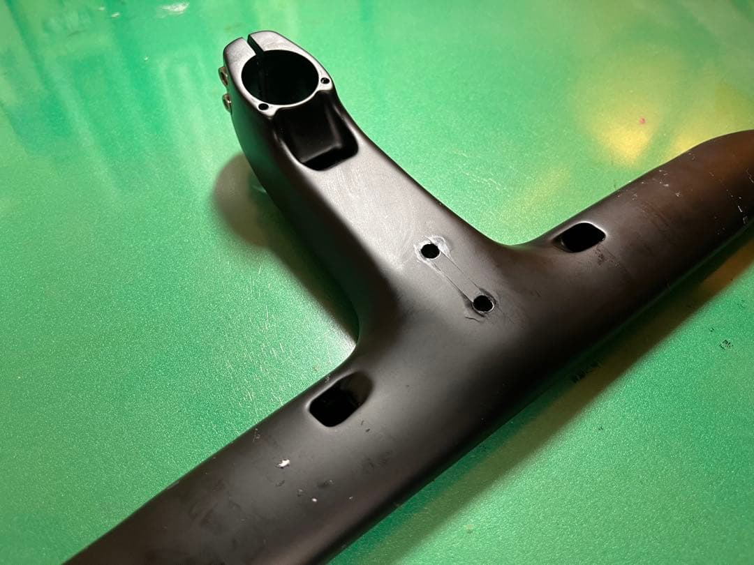TOSEEK一体型ドロップハンドル美品幅380mm ステム長120mm