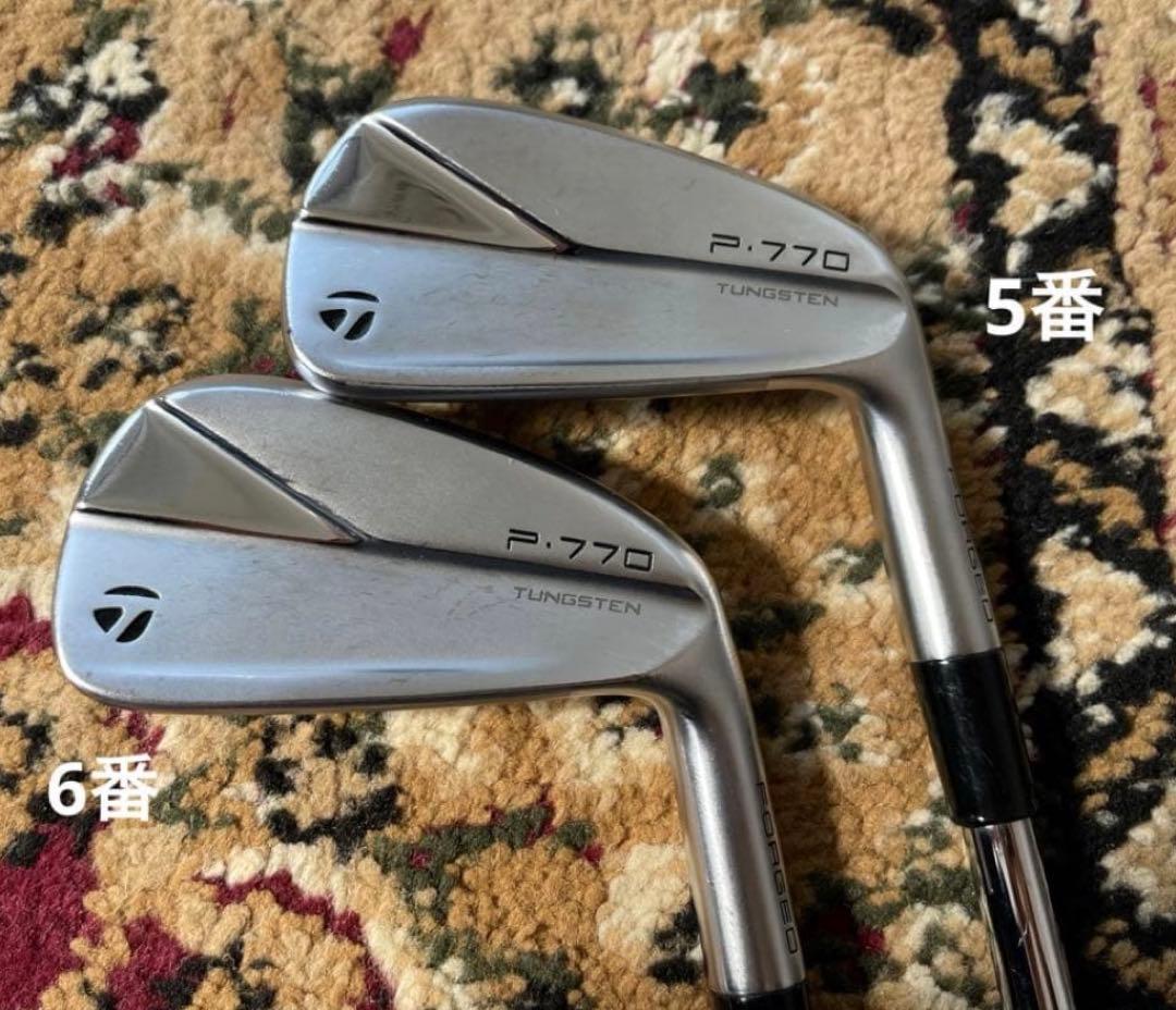 大人気　TaylorMade P770 2023 アイアンセット 6本　モーダス