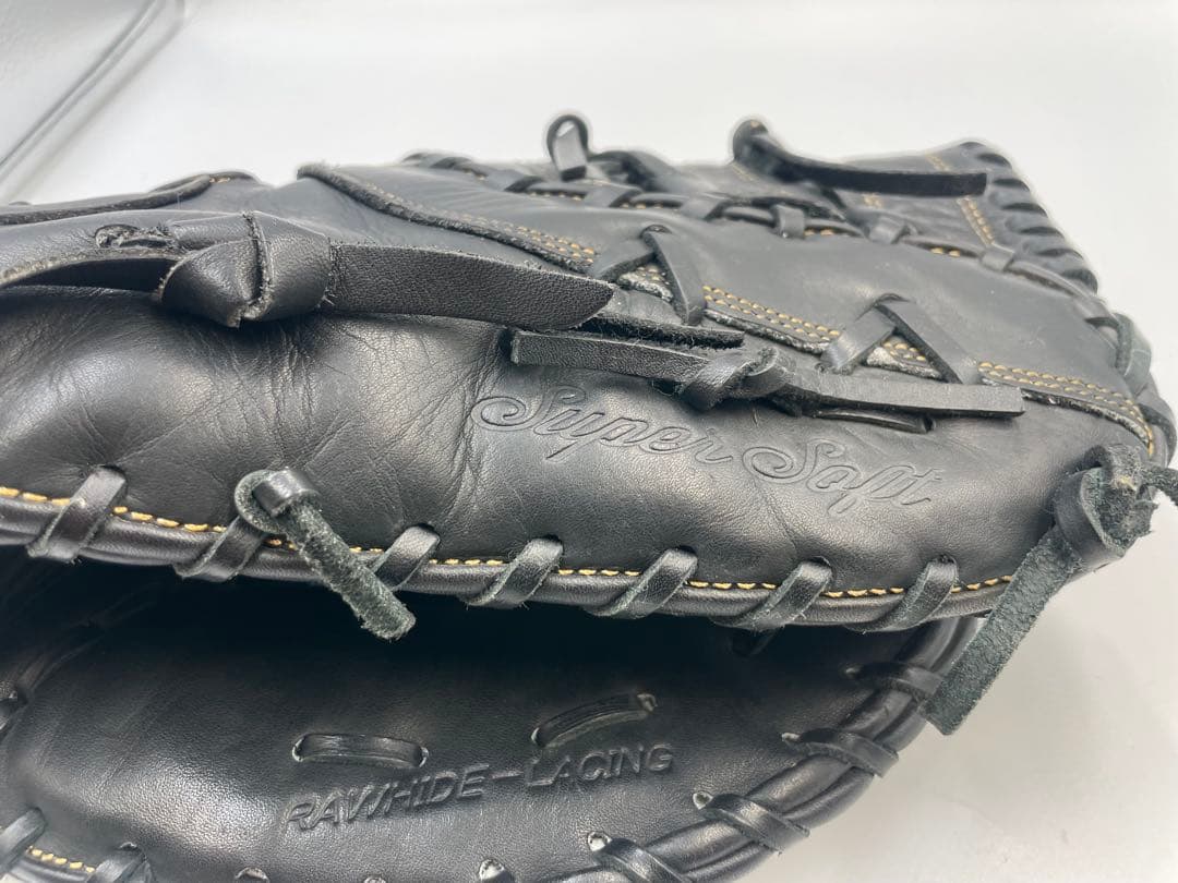 超美品☆SSK ファーストミット　ブラック　SSF201F 右利き用