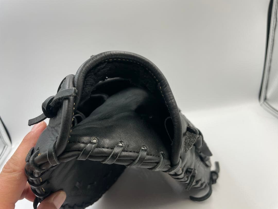 超美品☆SSK ファーストミット　ブラック　SSF201F 右利き用