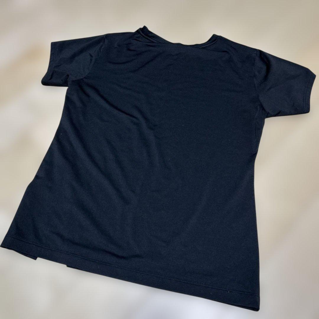 Admiral スリット入り黒Tシャツ M