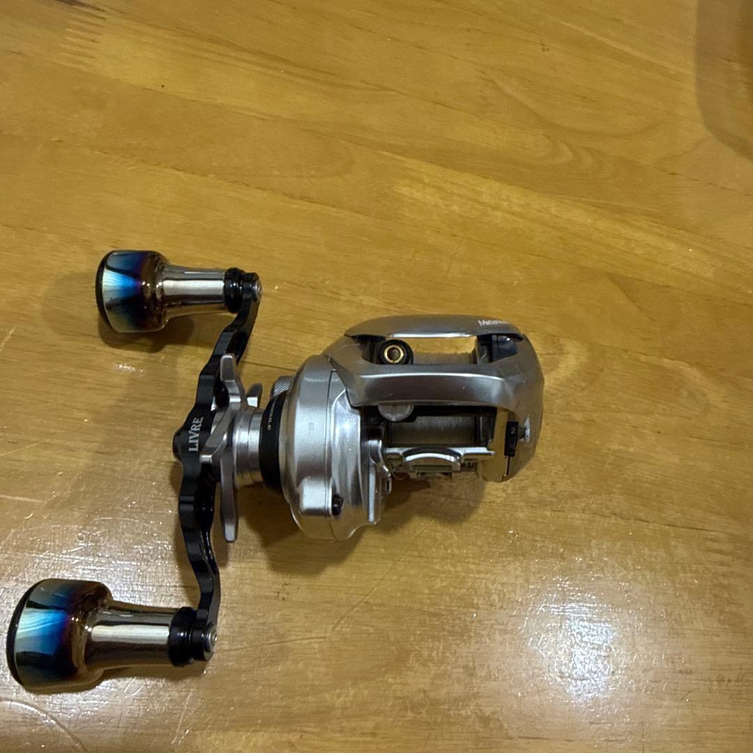 シマノ　16メタニウムとリブレ琵琶湖ハンドルのセット