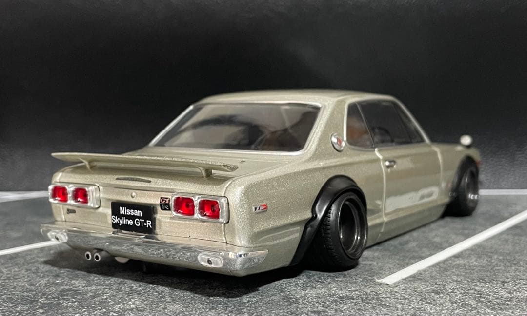 1/24 アシェット 国産名車 スカイラインGT-R ハコスカ 改造車 カスタム