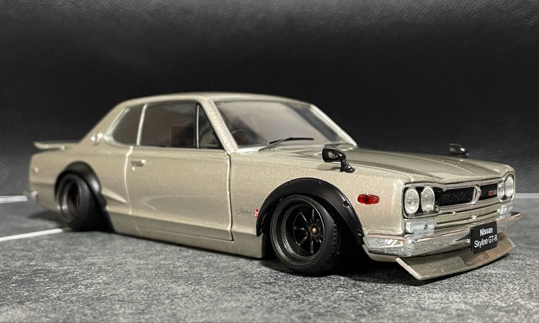 1/24 アシェット 国産名車 スカイラインGT-R ハコスカ 改造車 カスタム