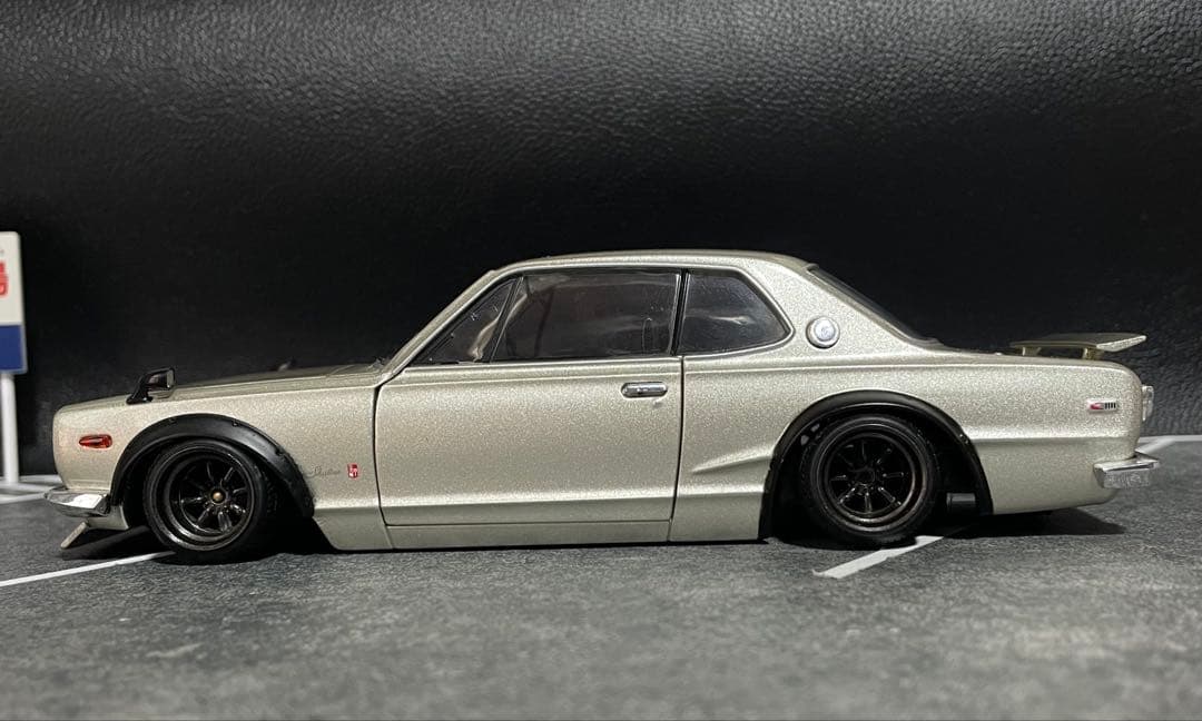 1/24 アシェット 国産名車 スカイラインGT-R ハコスカ 改造車 カスタム