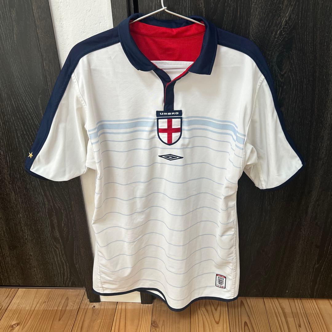 【美品】umbro イングランド代表ユニフォーム 03-05 リバーシブル