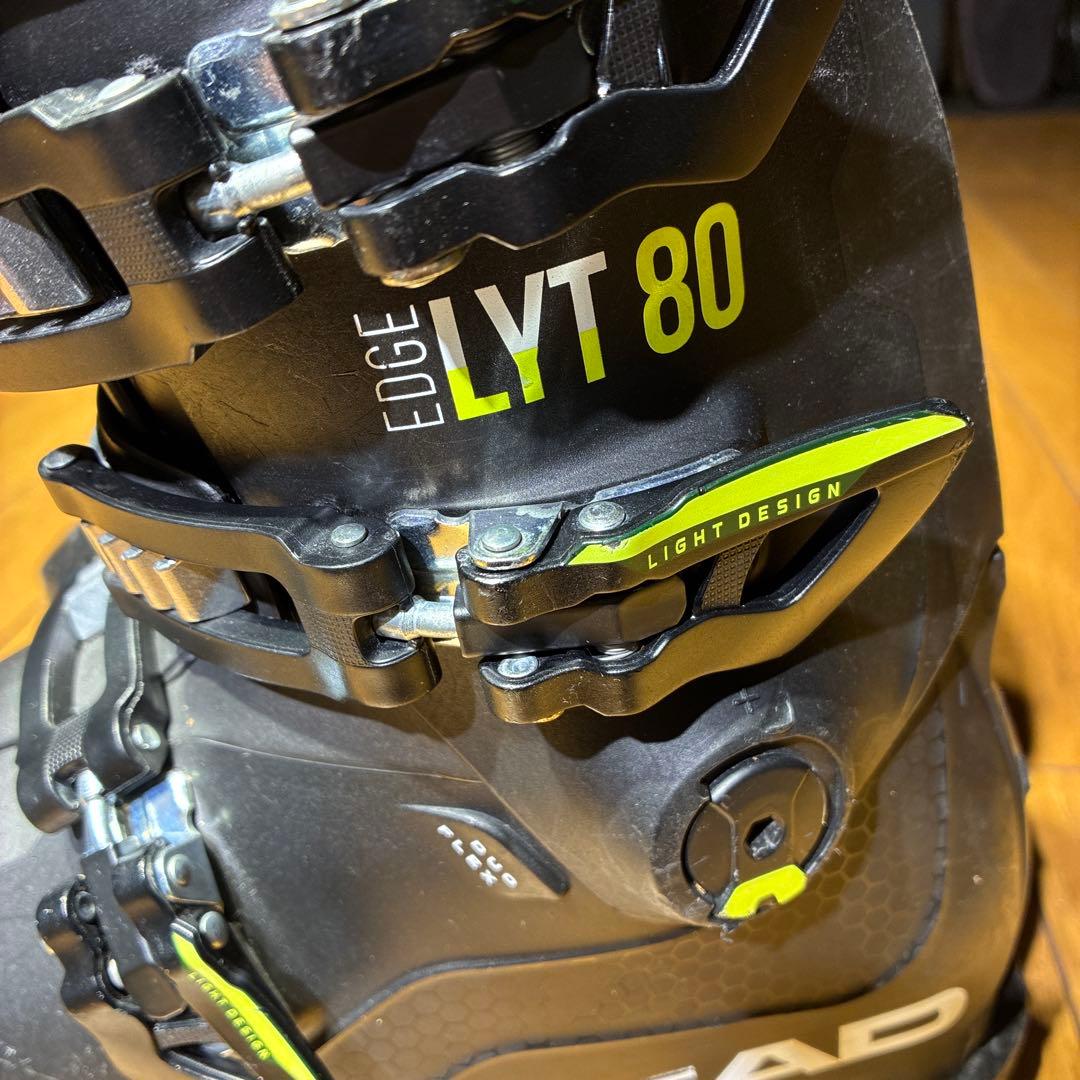 【値下げ】HEADヘッドEDGE LYT80 27.0-27.5cm初中級向け