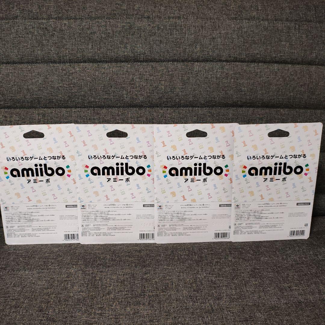amiibo　アミーボ　スプラトゥーンシリーズ　4体セット！