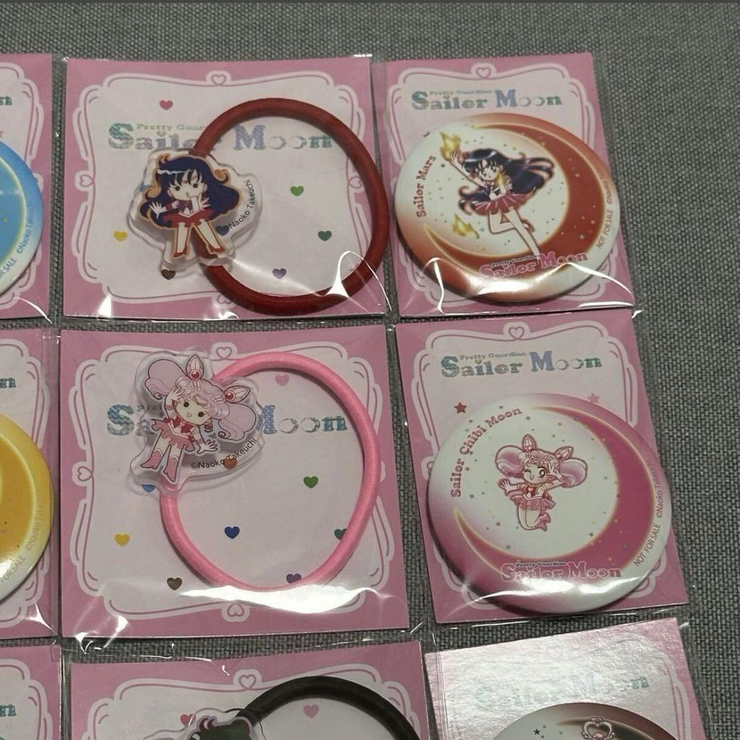 セーラームーン 缶ミラー ヘアゴム 明治 コラボ コンプリートセット