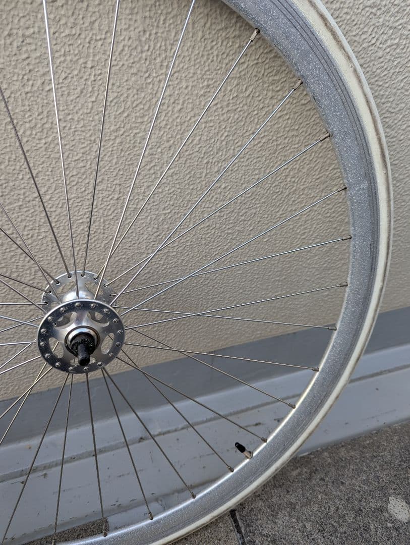 FUJI FEATHER フェザー ホイール前後セット ピスト シングル700C