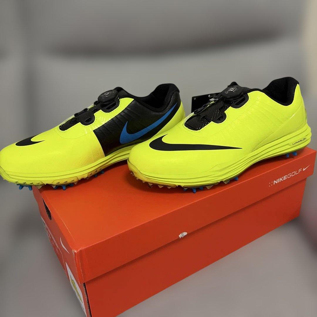【希少】NIKE ゴルフシューズ ルナコントロール ボア 25.5 ボルトカラー