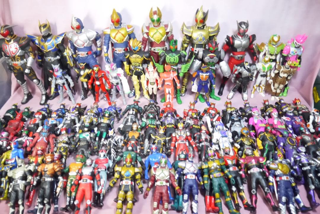 ライダーヒーローシリーズ　ビッグサイズソフビフィギュア　101体セット