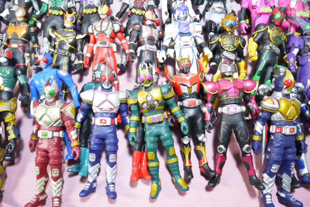 ライダーヒーローシリーズ　ビッグサイズソフビフィギュア　101体セット