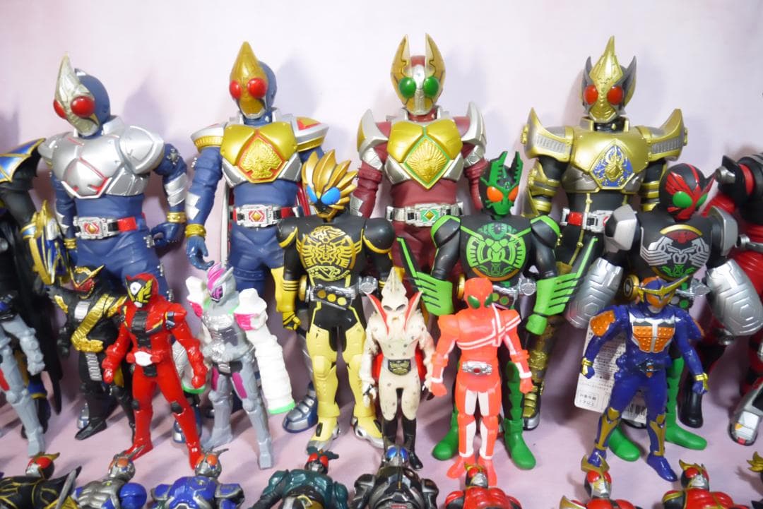 ライダーヒーローシリーズ　ビッグサイズソフビフィギュア　101体セット