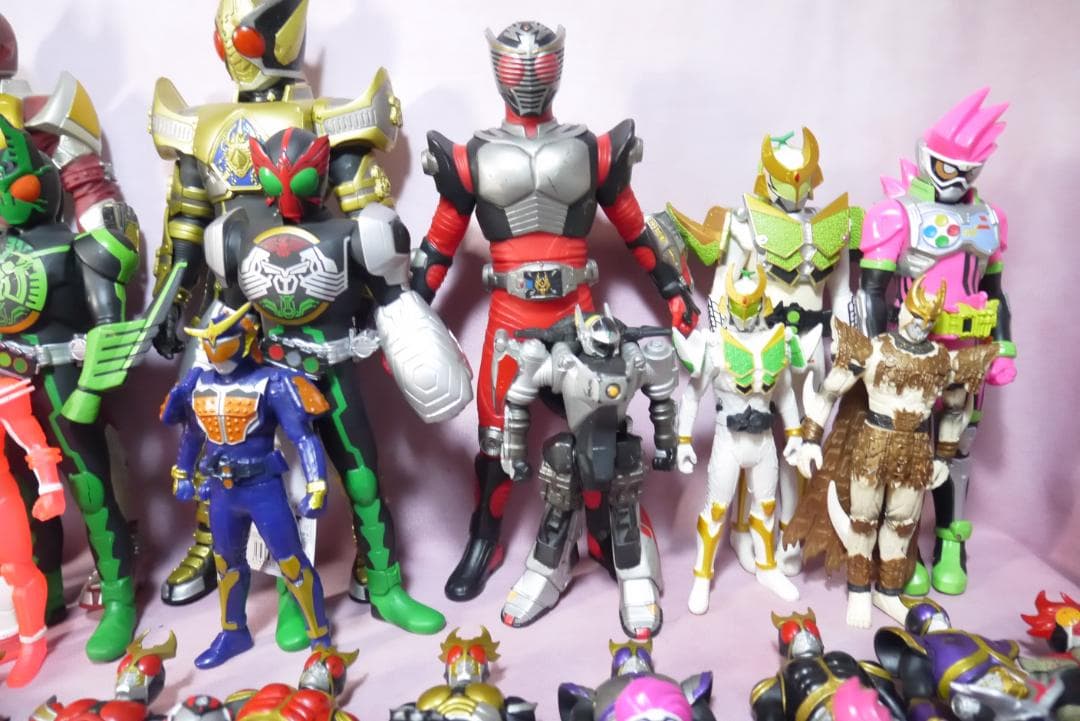 ライダーヒーローシリーズ　ビッグサイズソフビフィギュア　101体セット