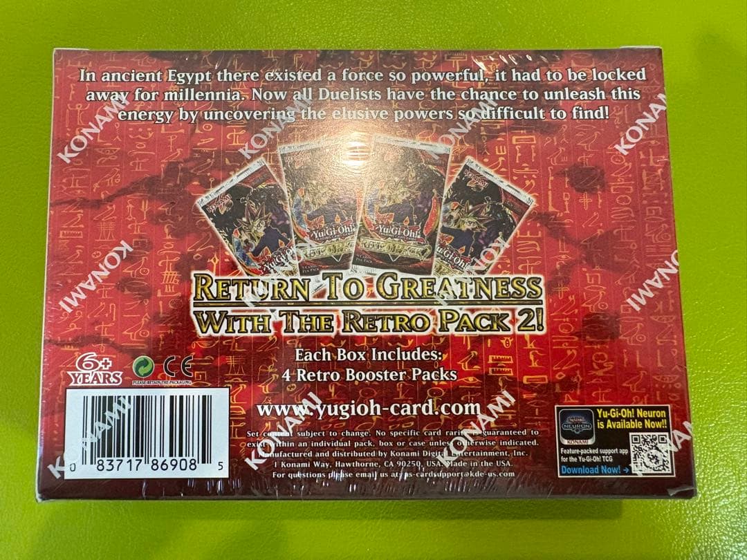 【本日限定価格】遊戯王RETRO PACK 1 & 2英語版 未開封BOX 2個
