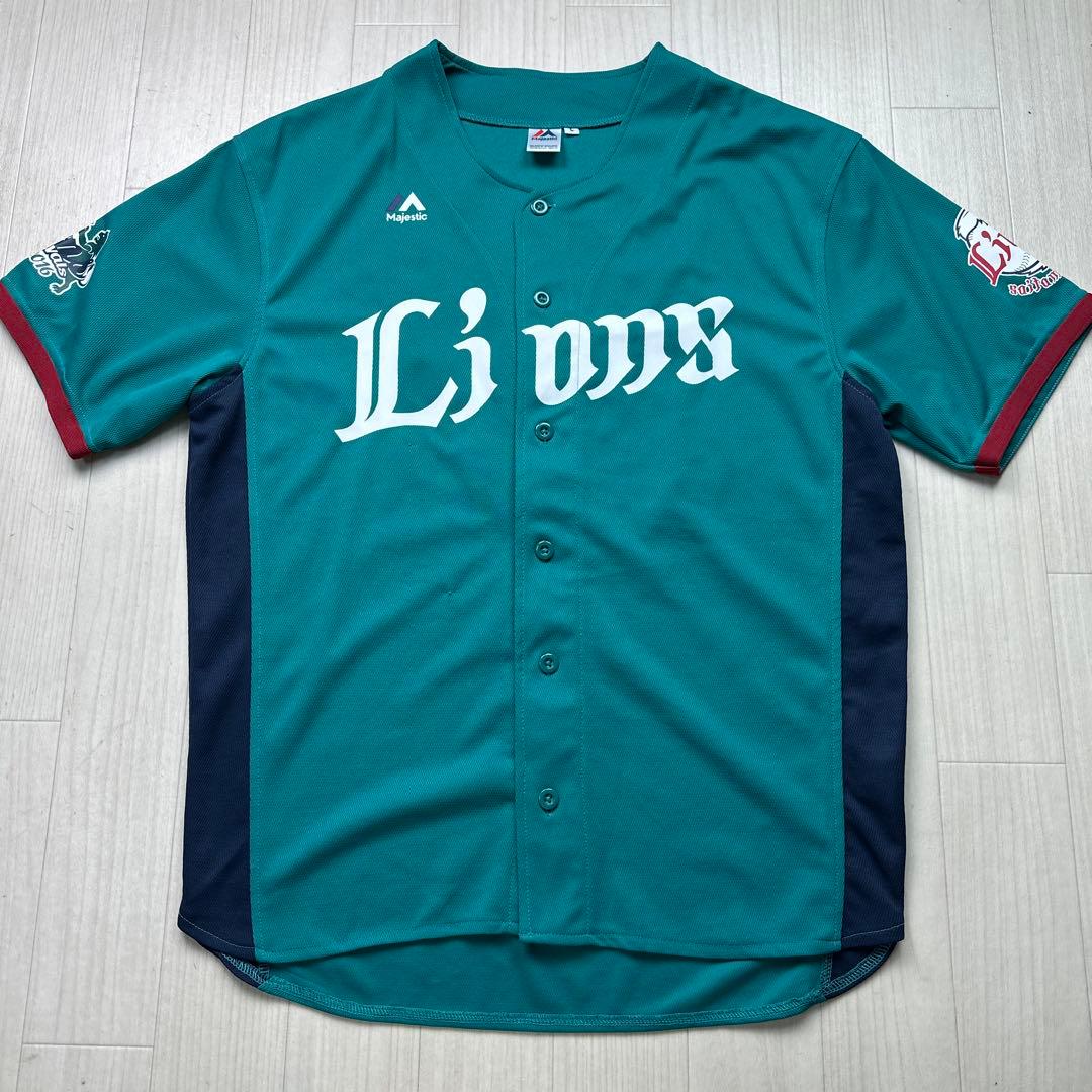マジェスティック西武ライオンズユニフォームL L 60番中村剛也