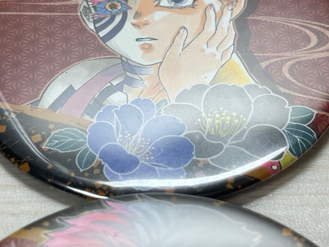 鬼滅の刃 猗窩座 狛治 缶バッジ