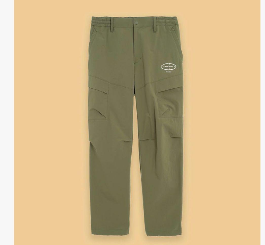 (新品)Callaway メンズ ストレッチパンツ LL カーキ