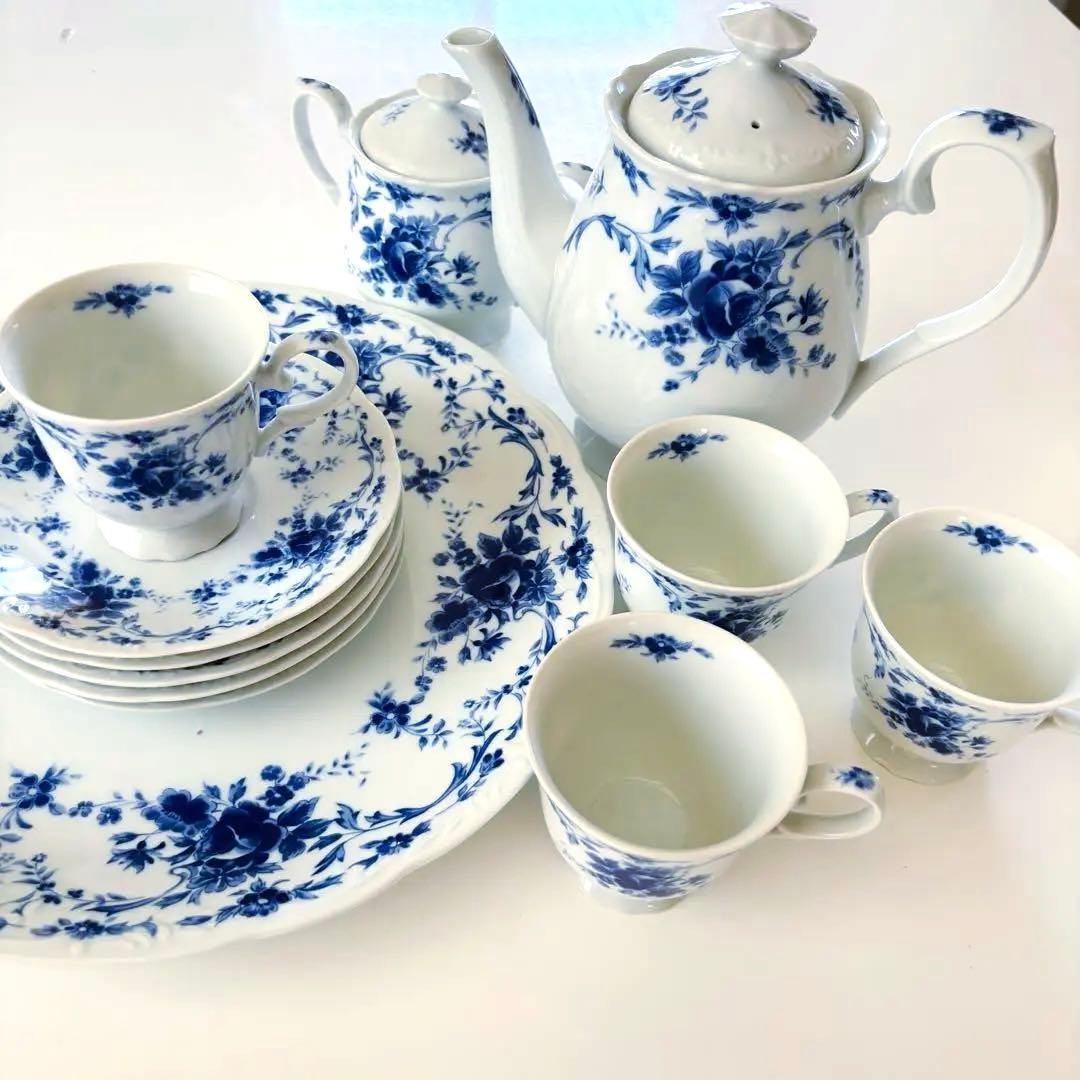 HOYA CHINA ティーポット　カップ＆ソーサー　アフタヌーンティーセット