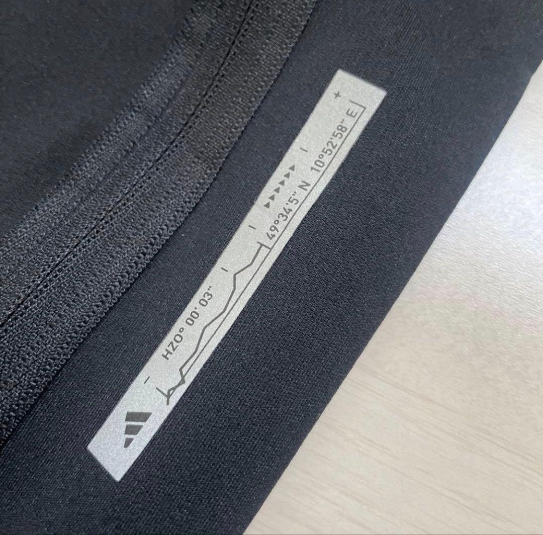 新品 XL アディダス 防寒 ランニングロングタイツ フリース裏起毛