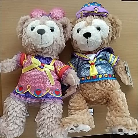 香港ディズニー ダッフィー シェリーメイ ぬいぐるみ ややSサイズ
