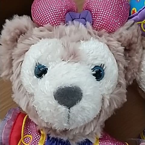香港ディズニー ダッフィー シェリーメイ ぬいぐるみ ややSサイズ