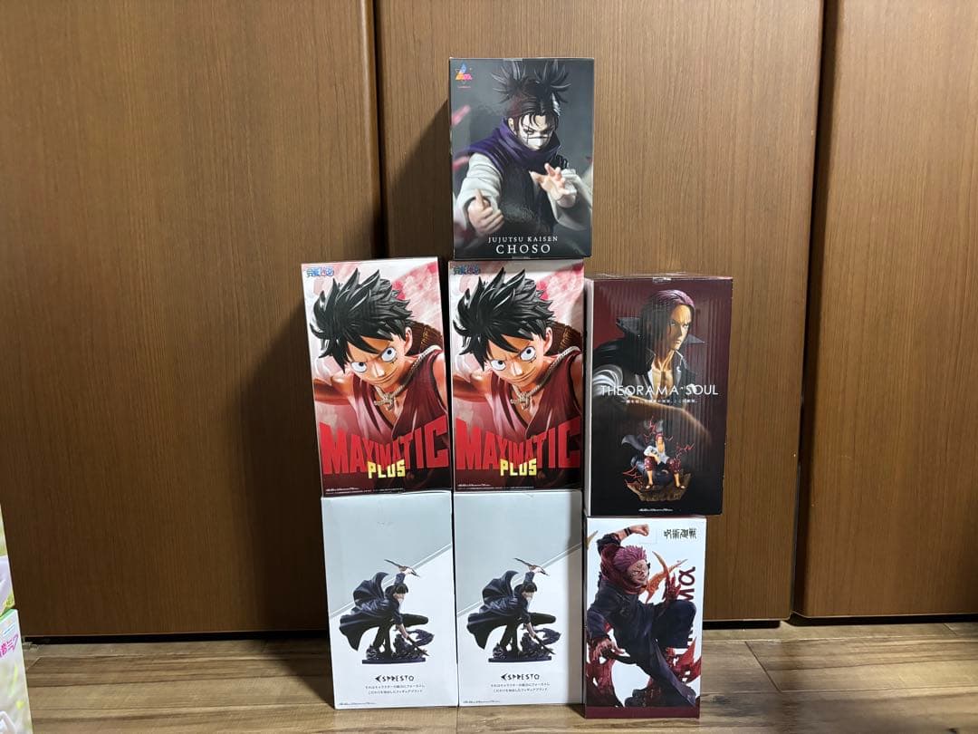人気 プライズ フィギュア 7点 セット 呪術廻戦 ワンピース 俺レベ