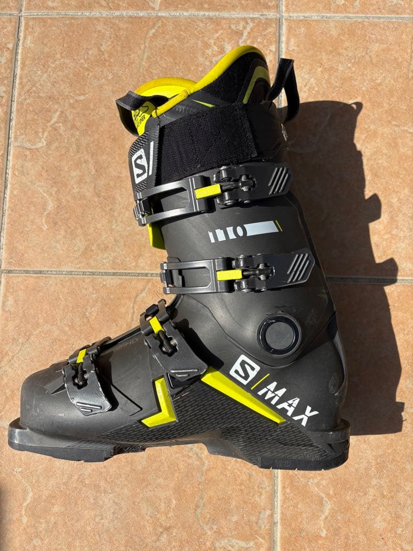 Salomon S/MAX 110 スキーブーツ ブラック/イエロー