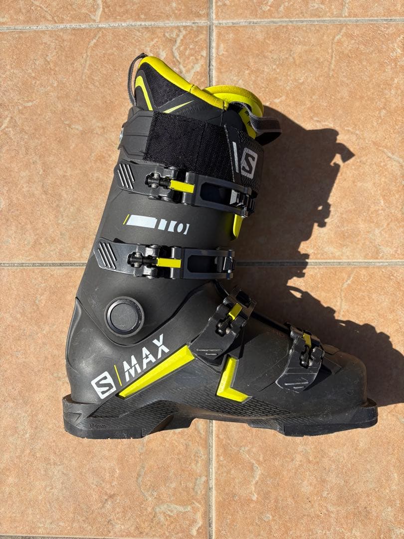 Salomon S/MAX 110 スキーブーツ ブラック/イエロー