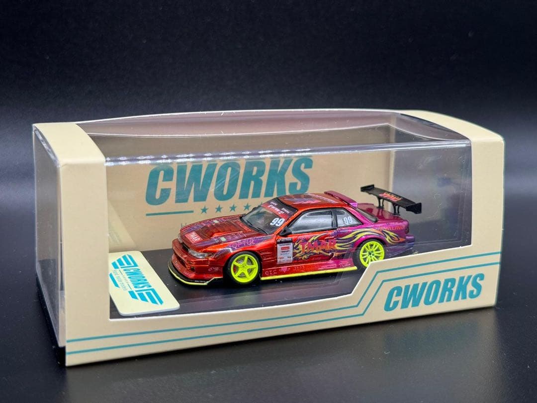 1/64 改 日産 Silvia S13 OriginLabo 中村直樹D1GP