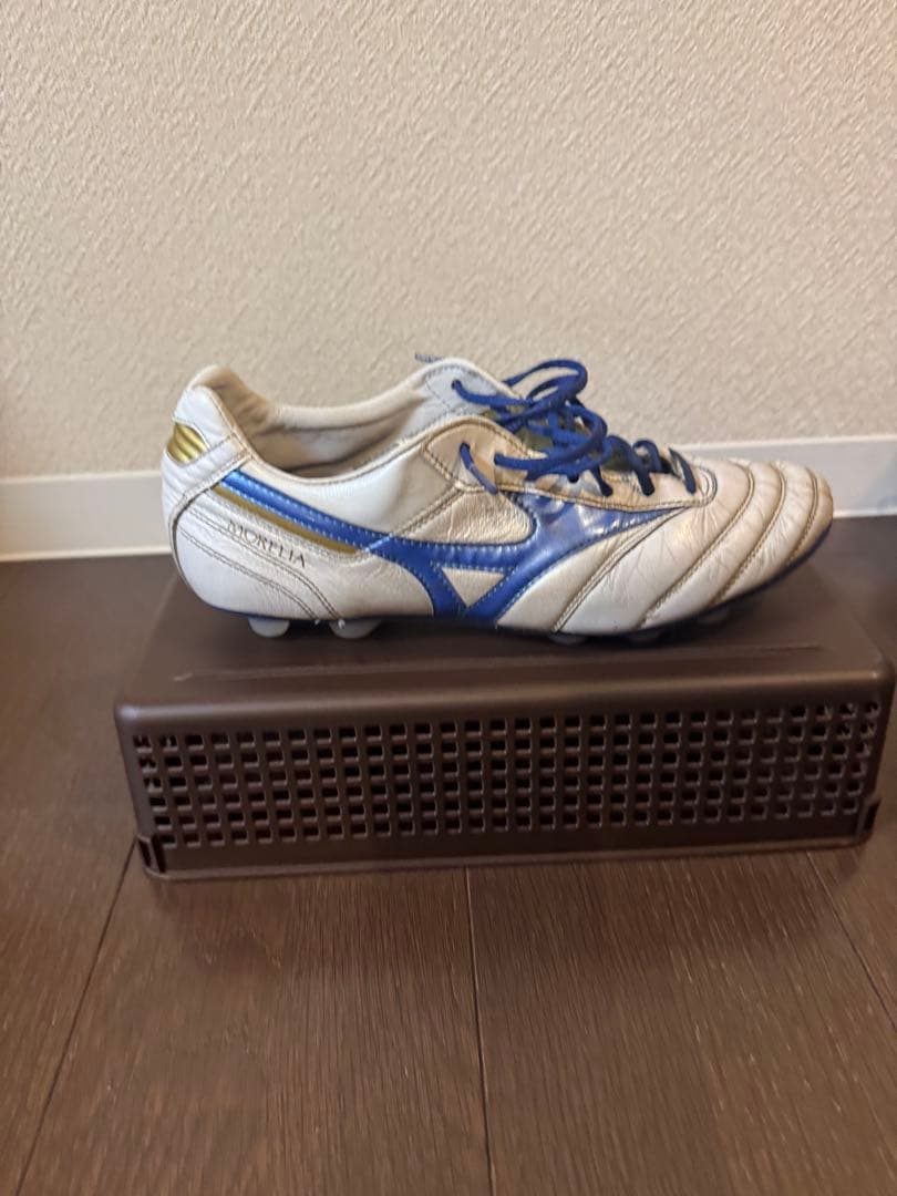 Mizuno Moreliaホワイト/ブルー スパイク 27.5cm