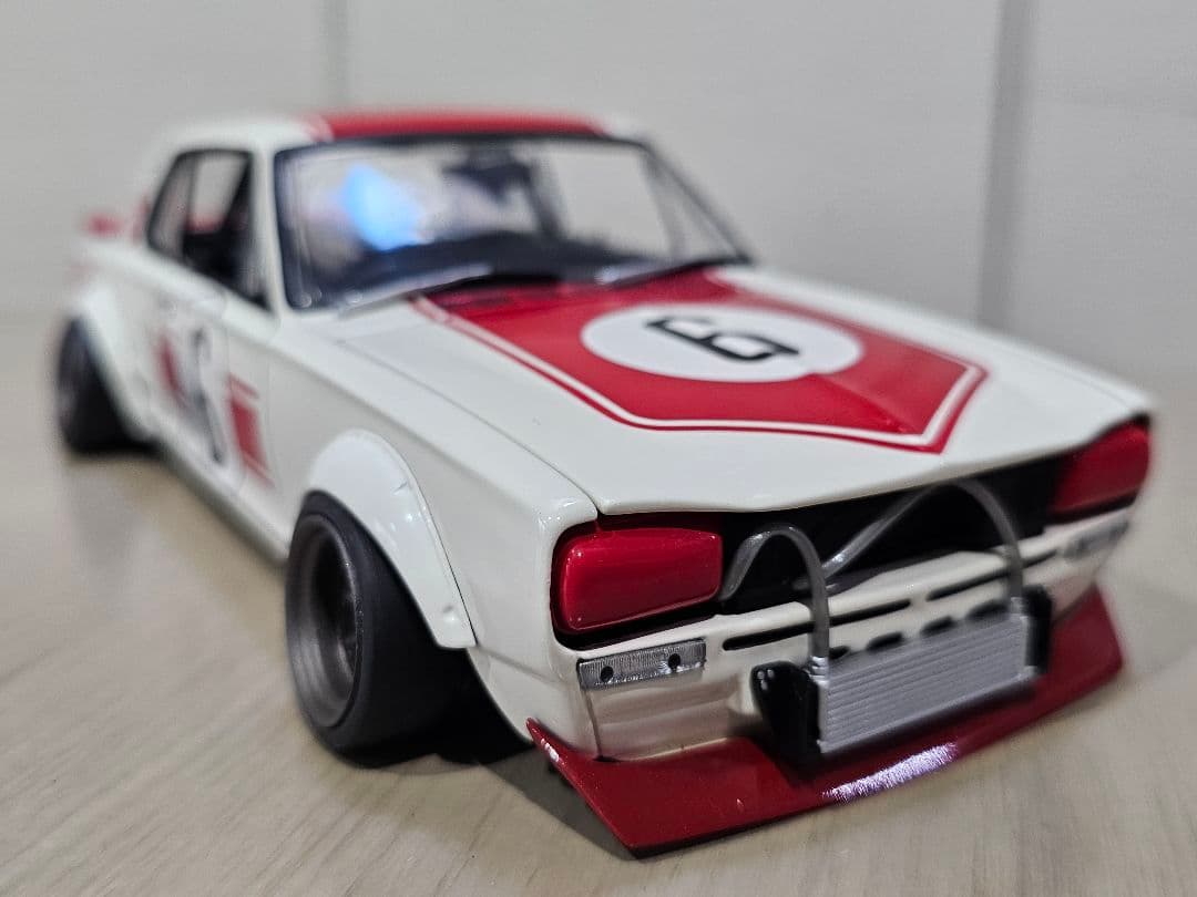 京商　NISSAN SKYLINE 2000GT-Ｒ　RACING　NO.6