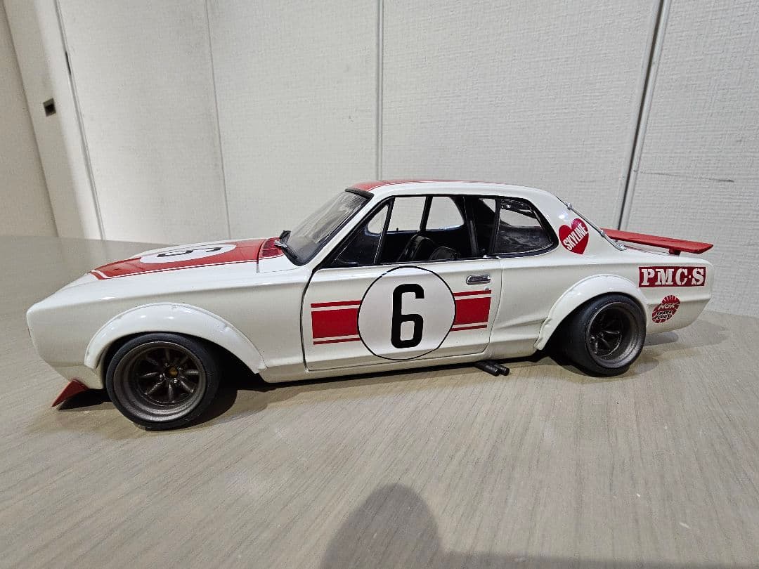京商　NISSAN SKYLINE 2000GT-Ｒ　RACING　NO.6