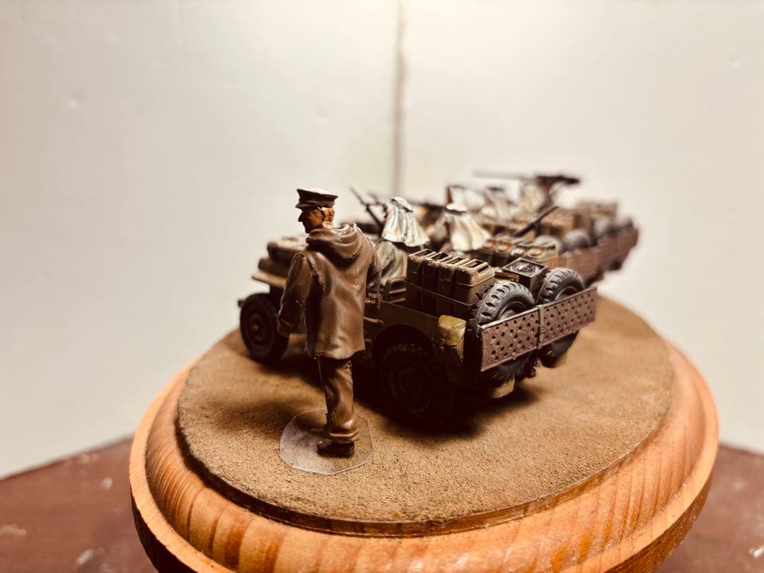 1/35 イギリス軍デビットスターリング中佐率いるSASジープ チーム