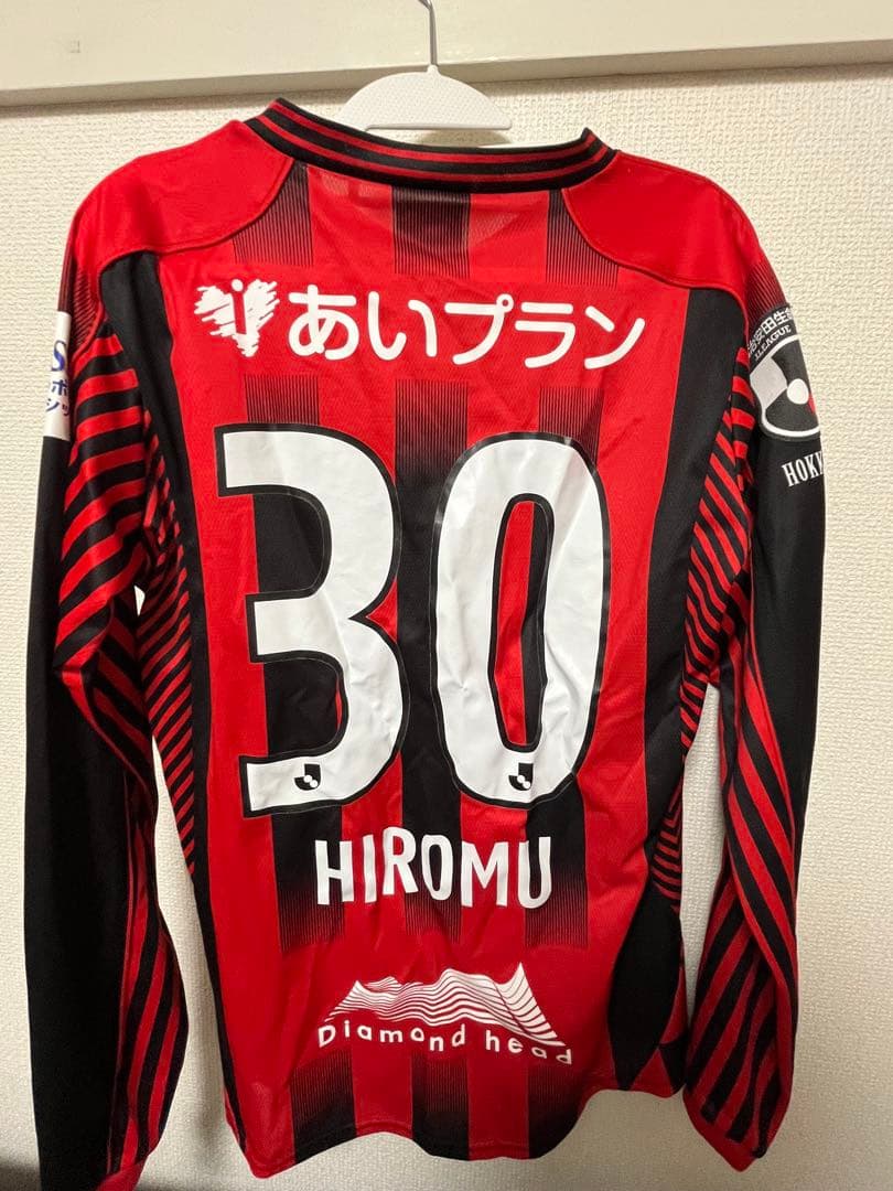 北海道コンサドーレ札幌　2022年オーセンティックユニフォーム　田中宏武　30番
