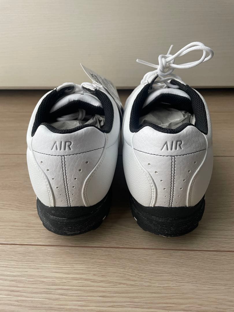 ホワイト ゴルフシューズ AIR スパイク