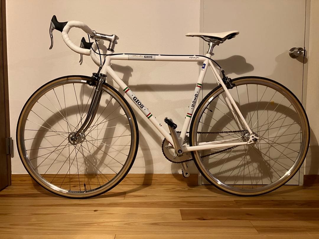 GIOS vintage pista ホワイト 700C