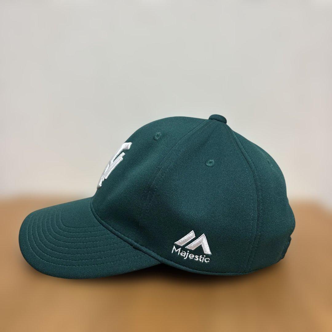 レア　マジェスティック　南海ホークス レプリカ　キャップ　緑　復刻版