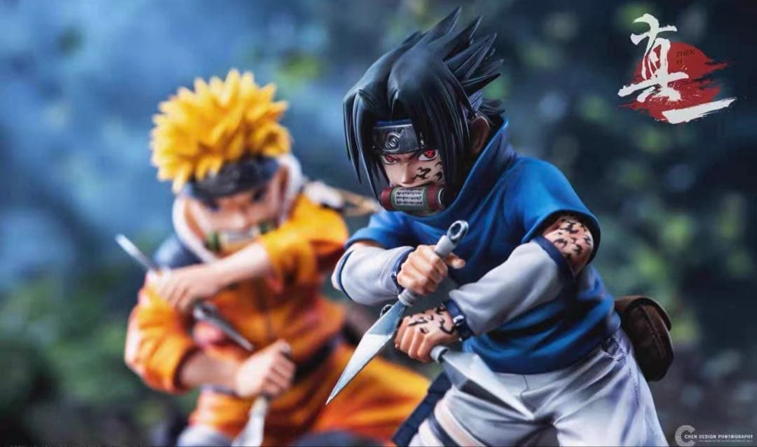 ナルト＆サスケ　ナルト疾風伝　NARUTO　フィギュア　ガレージキット
