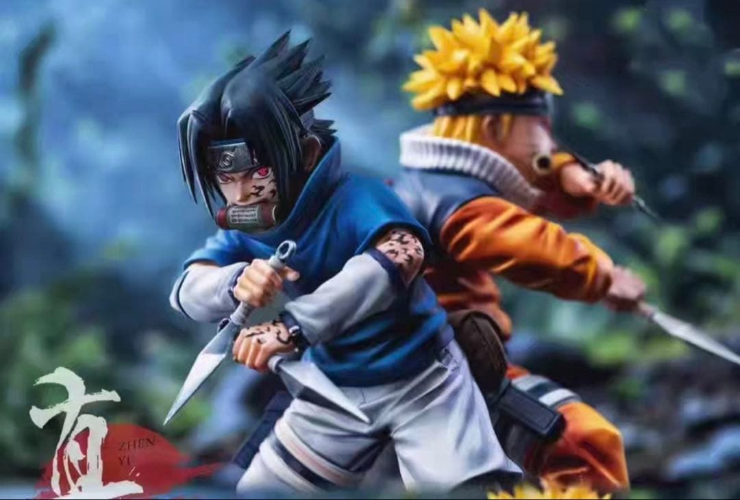 ナルト＆サスケ　ナルト疾風伝　NARUTO　フィギュア　ガレージキット