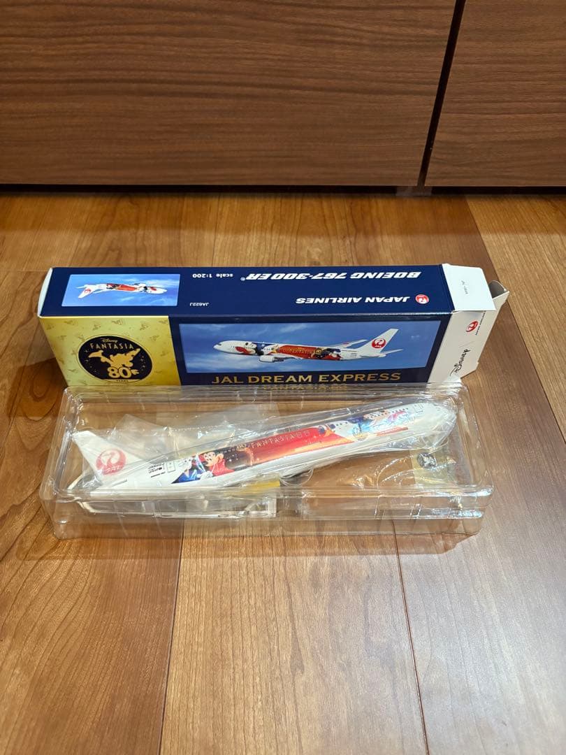 ディズニー　ドリームエクスプレス　モデルプレーン　JAL 1/200
