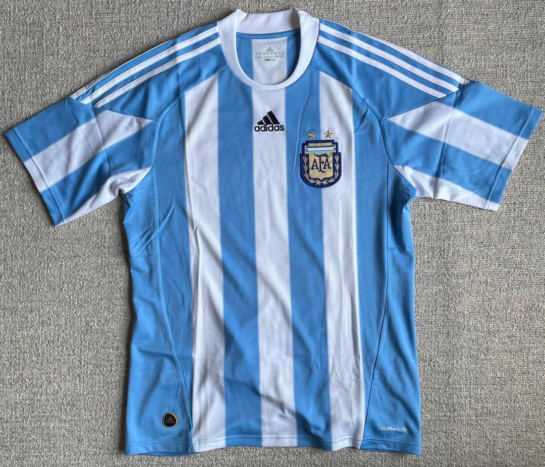 【新品】アルゼンチン代表　2010ワールドカップ レプリカユニフォーム　サイズＯ