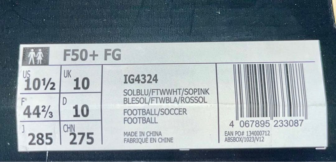 adidas アディダス F50+ FG 28.5cm IG4234