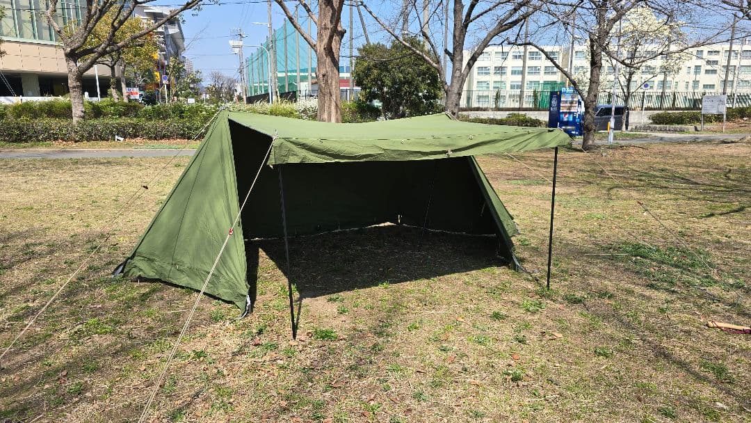 うしじま夫妻専用！SOOMLOOMの軍幕テント パップテント