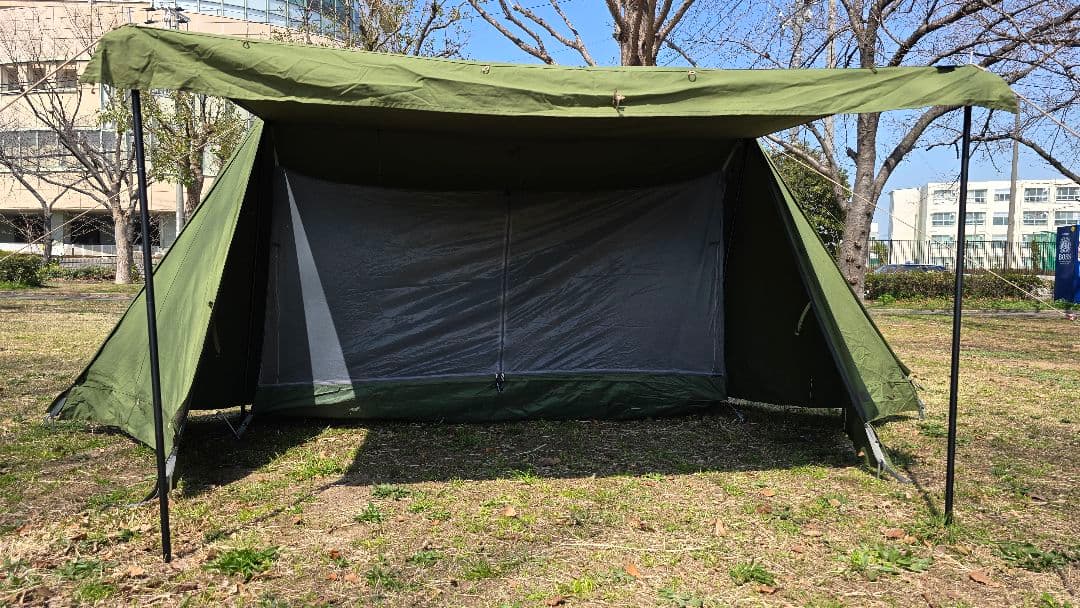うしじま夫妻専用！SOOMLOOMの軍幕テント パップテント