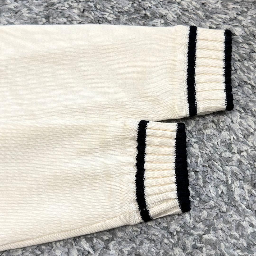 MUNSINGWEAR マンシングウェア ハーフジップ セーター ロゴ刺繍 防風