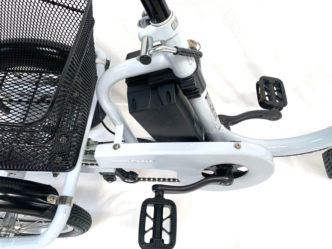 【即乘】送料無料 Petit 電動アシスト三輪自転車内3速 18-14動作確認済